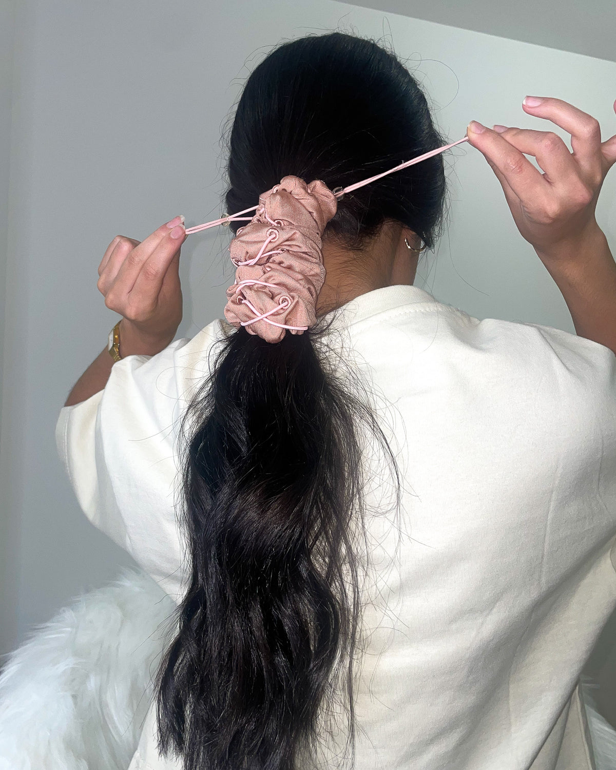 Double layer hair wrap